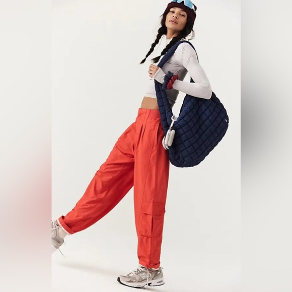 *NWOT* FP Movement Mesmerize Me Solid Pants - Cherry Crush - Picture 3 of 9